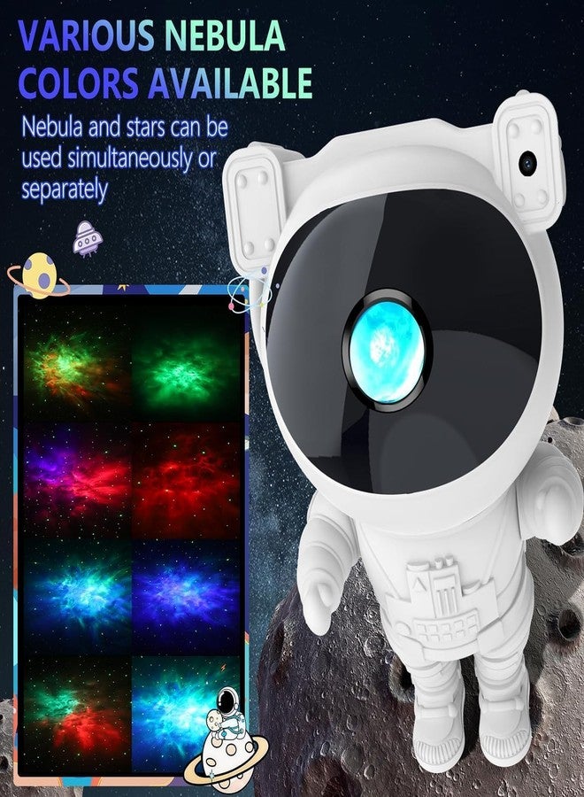 coku Astronaut Projector Night Light Projector for Kids Bedroom - Space and Planet Projector Night Lamp with Remote Timer, Galaxy Projector Light for Bedroom Decor (Pack of 1) - Image 2